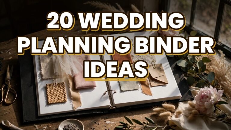 20 Wedding Planning Binder Ideas (2027)