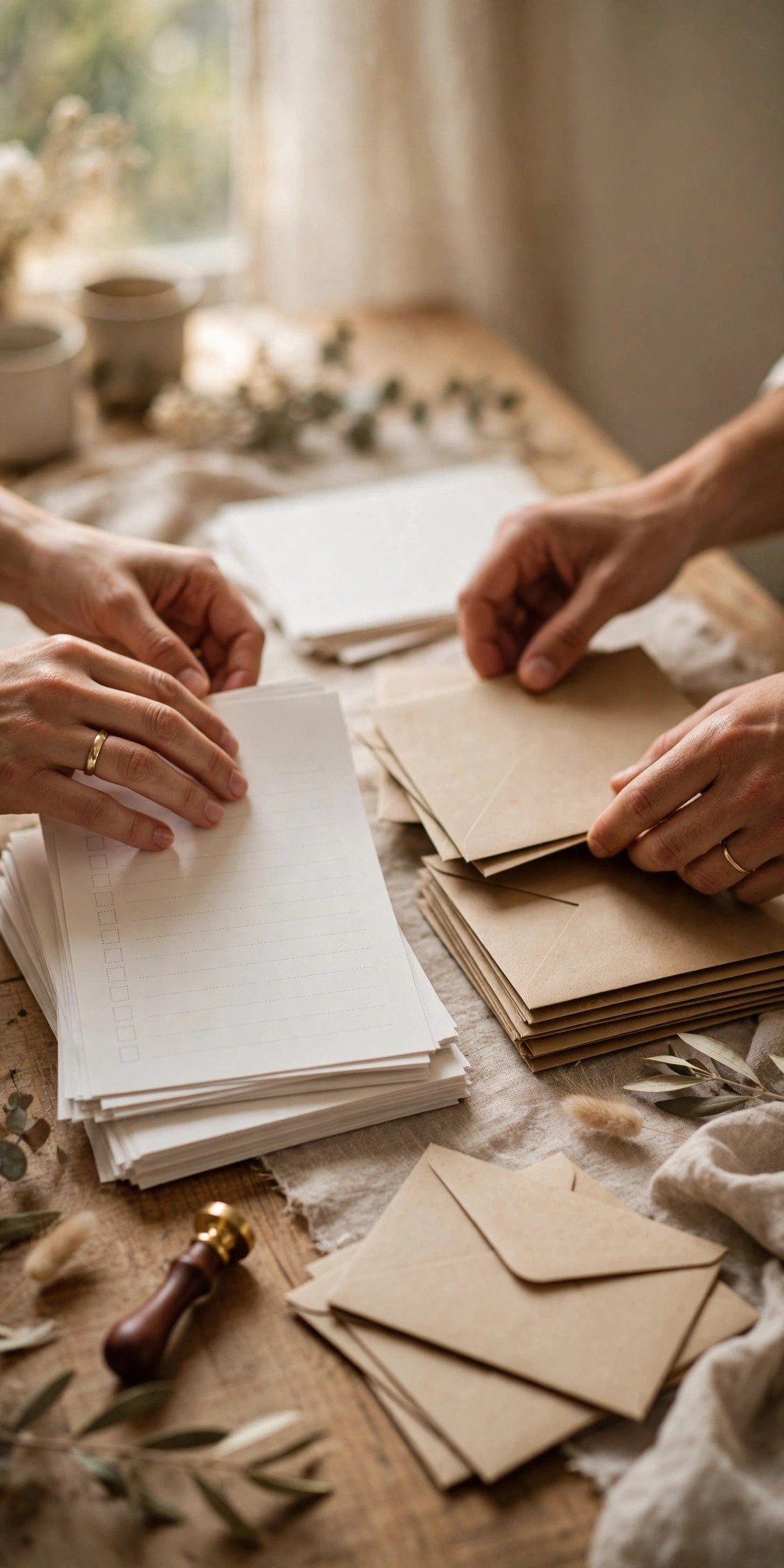 A guest list draft organised into must-invite, should-invite and would-love-to tiers