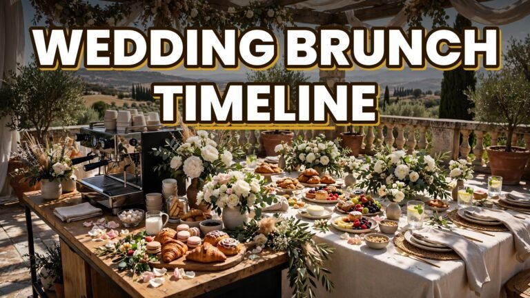 Wedding Brunch Timeline (2027)