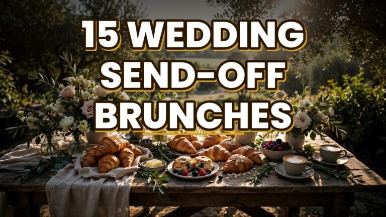15 Wedding Send-Off Brunches (2027)