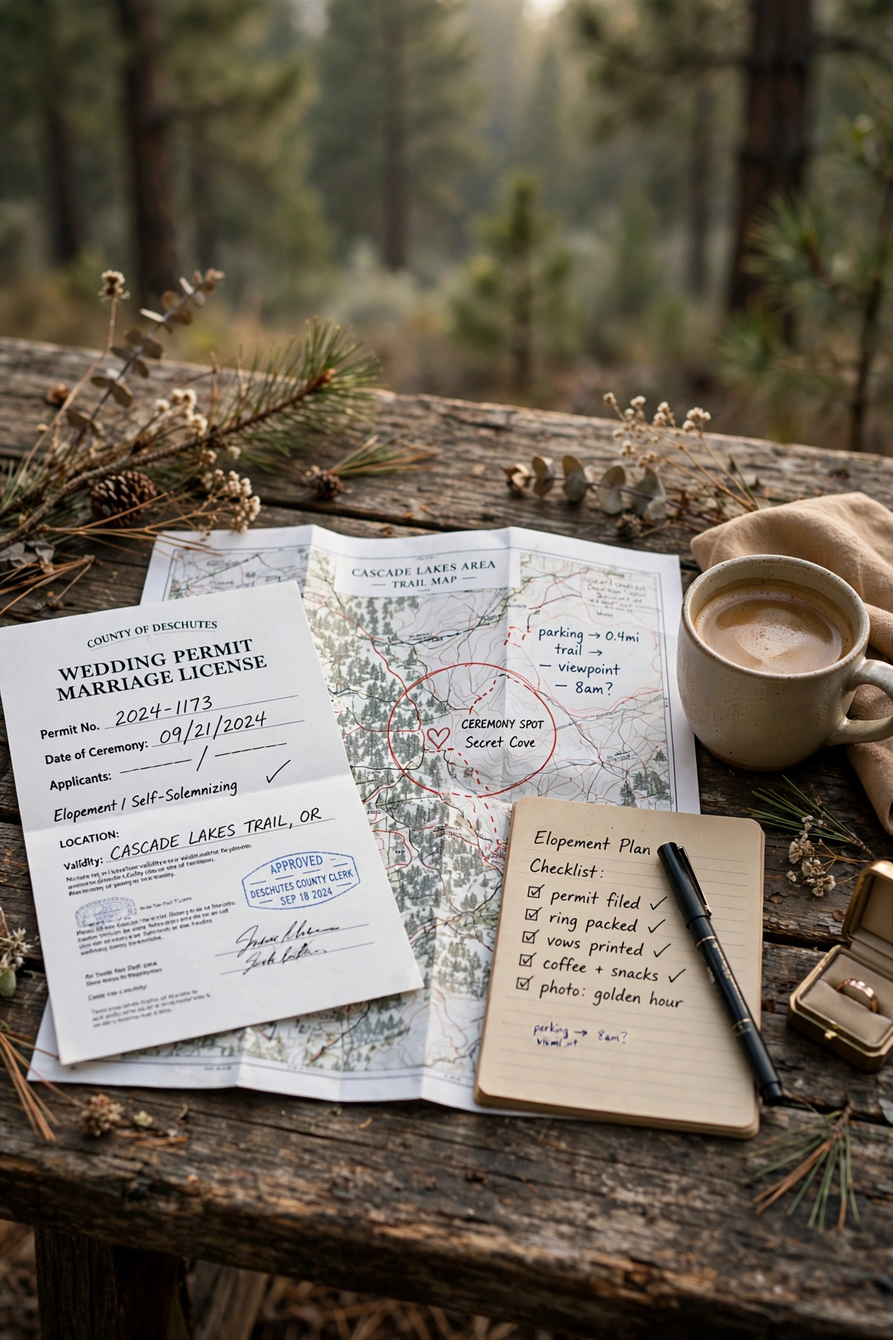Skipping Permits and Permissions elopement idea