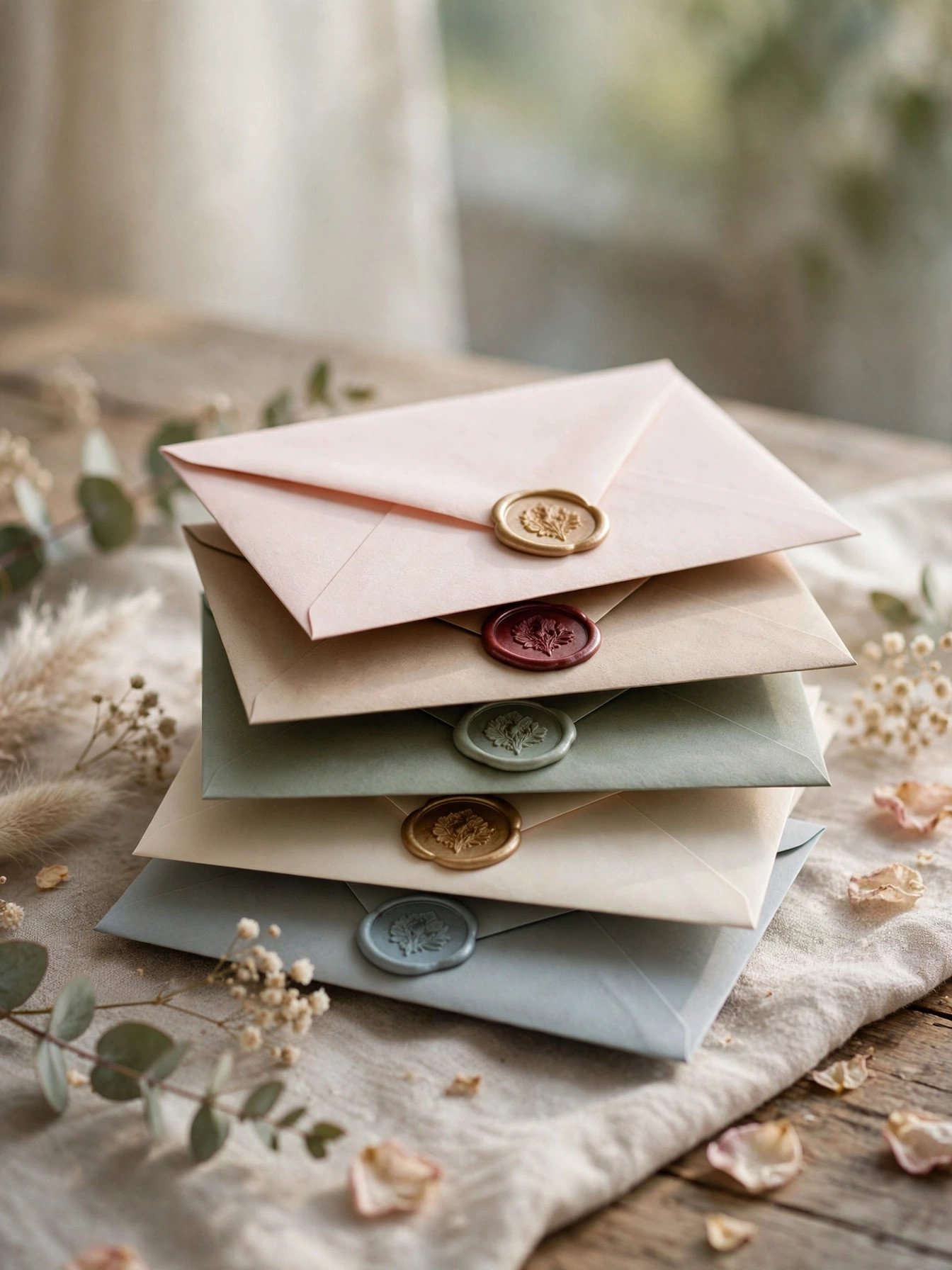 Handwritten thank-you notes as bridal shower favors