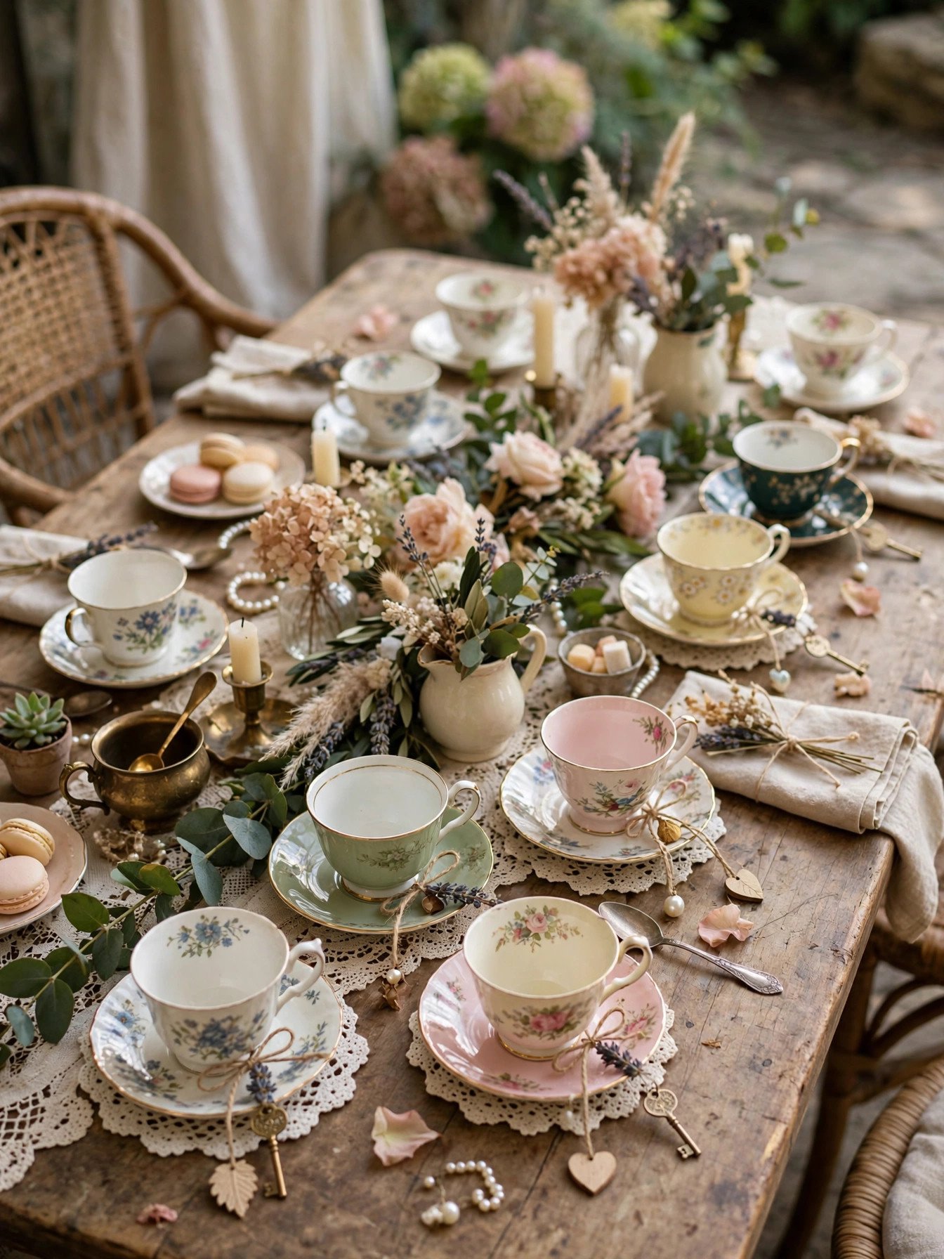 Creative bridal shower theme decor with unique personalized details