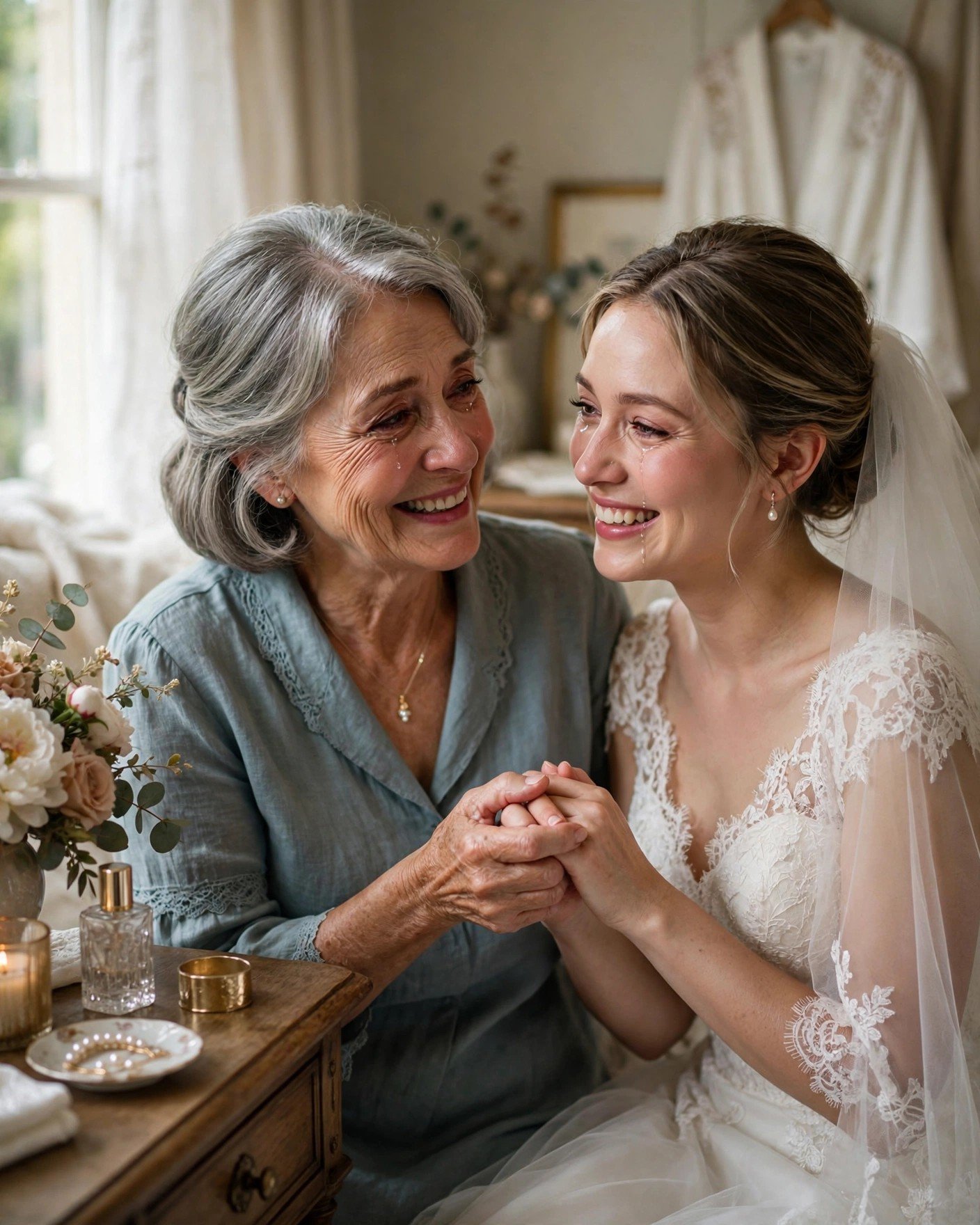 Mother reminiscing about her daughter's childhood during a wedding toast