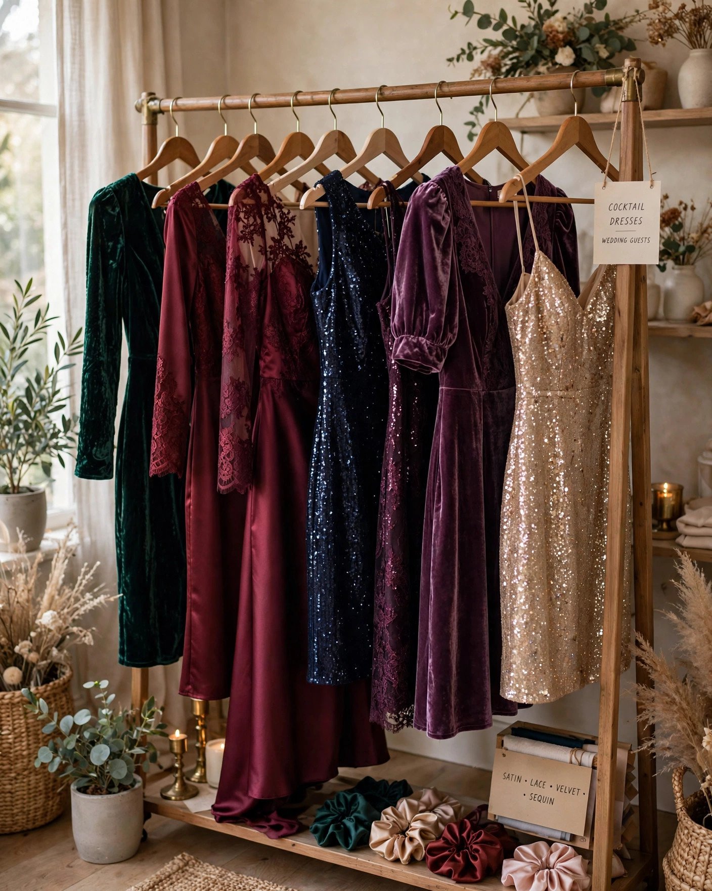 Stylish cocktail dresses for weddings displayed in elegant 2027 styles