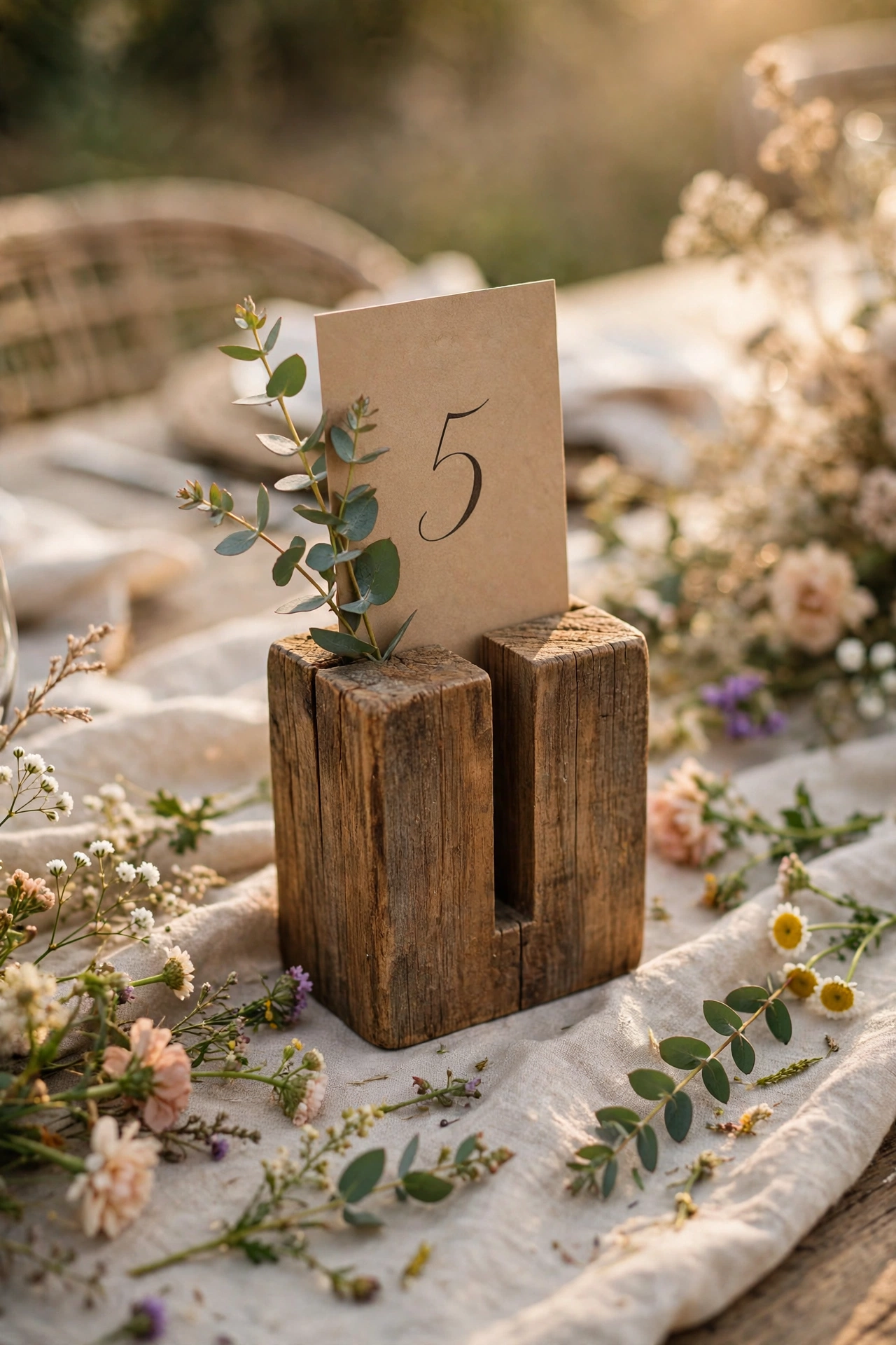 Lantern Number Holders wedding decor inspiration