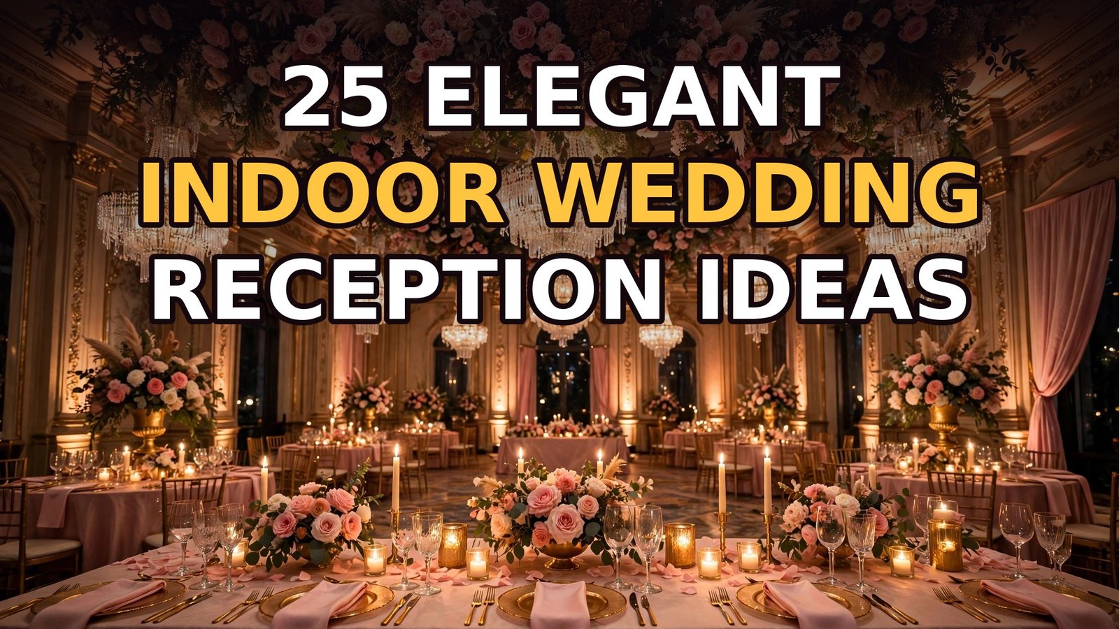 25 Elegant Indoor Wedding Reception Ideas for a Stunning Celebration