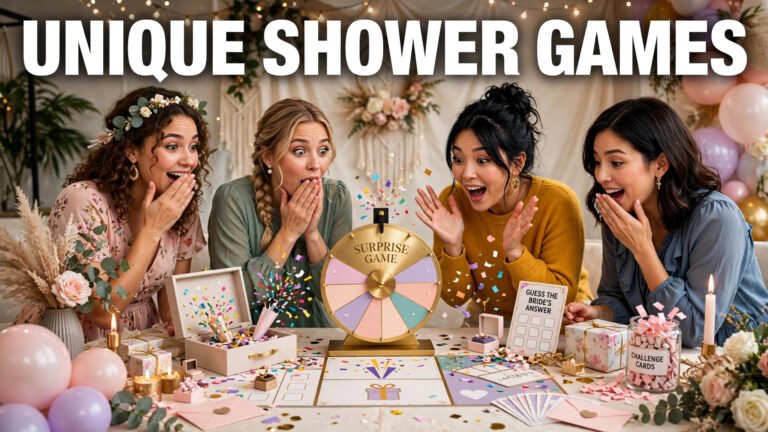 40 Fun and Unique Bridal Shower Games