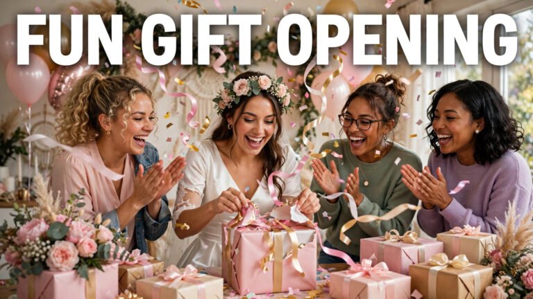 How to Make Bridal Shower Gift Opening Actually Fun