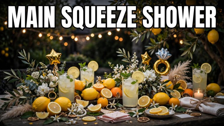 She Found Her Main Squeeze: Fresh Bridal Shower Ideas