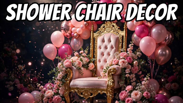 How to Decorate a Bridal Shower Chair