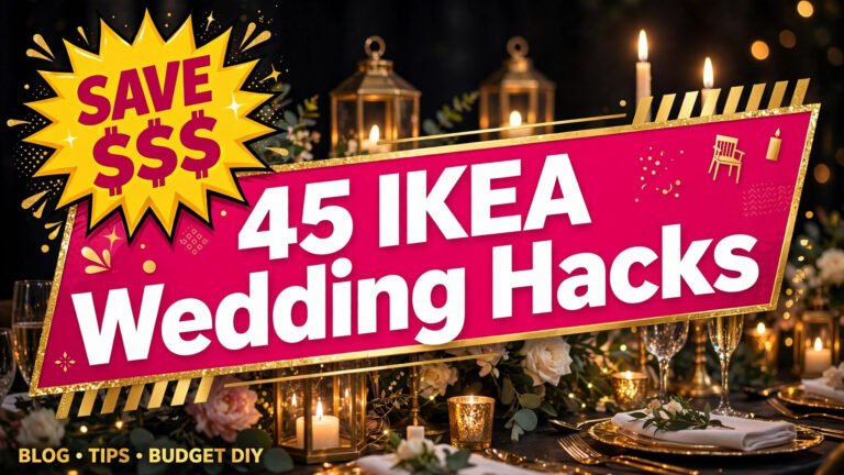 45 Stunning IKEA Wedding Hacks and Ideas