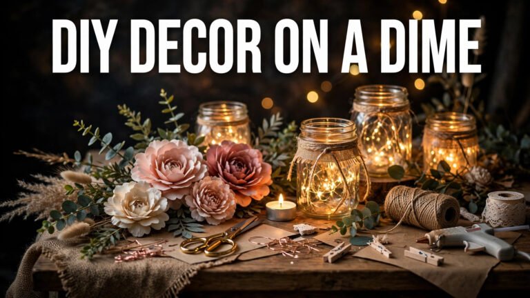 Budget-Friendly DIY Wedding Decorations on a Dime