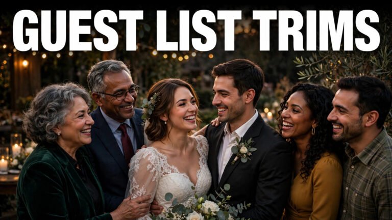 13 People to Leave Off Your Wedding Guest List