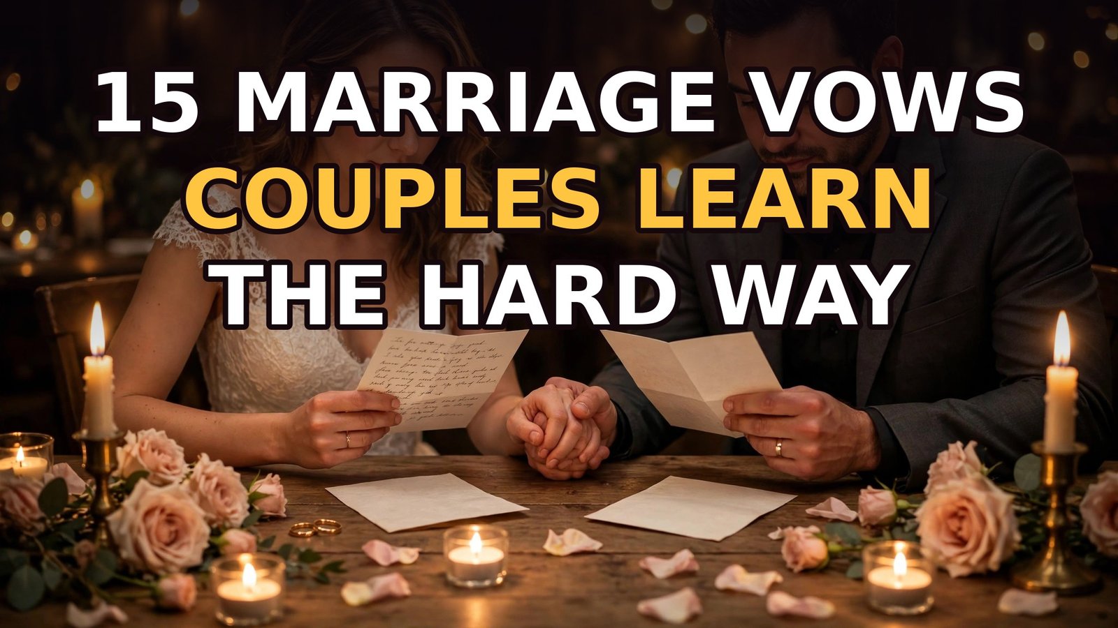 15 Marriage Vows Most Couples Learn the Hard Way
