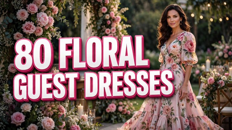 80 Floral Wedding Guest Dress Ideas You’ll Fall in Love With