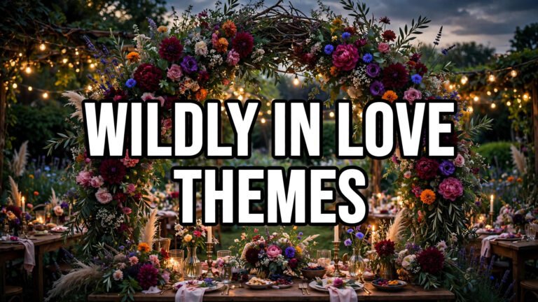 17 Show-Stopping Wildly in Love Bridal Shower Theme Ideas
