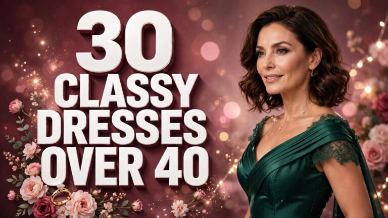 30 Classy Wedding Guest Dresses for Women Over 40