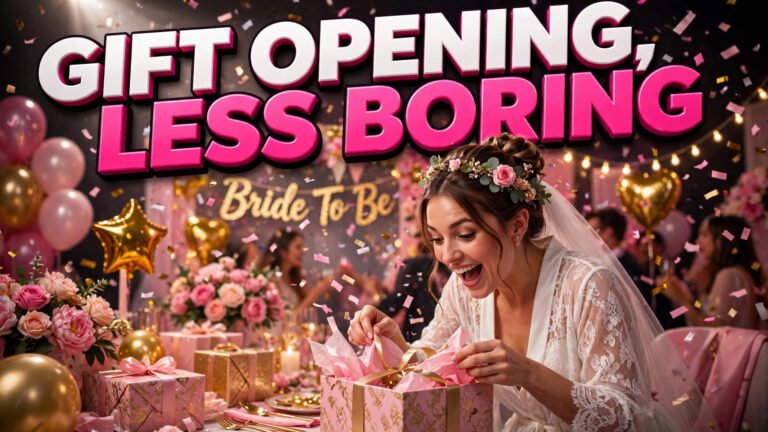 How to Make Bridal Shower Gift Opening Less Boring