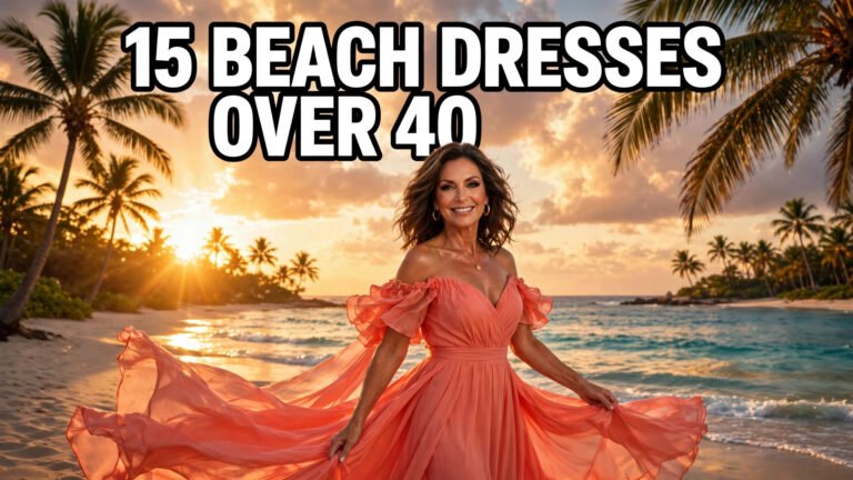 15 Beach Wedding Guest Dresses for Women Over 40