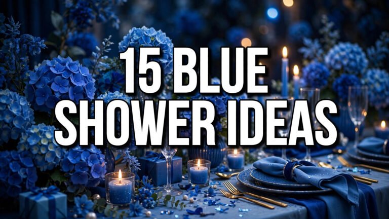 15 Stunning Blue Bridal Shower Theme Ideas