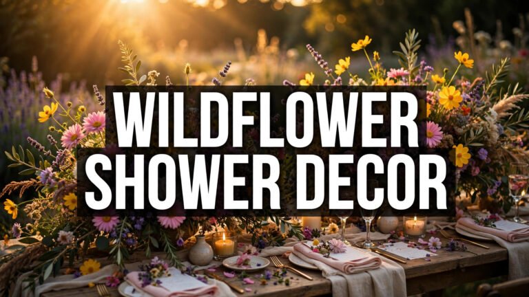 20 Stunning Wildflower Bridal Shower Decor Ideas