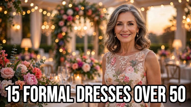 15 Formal Summer Wedding Guest Dresses for Women Over 50