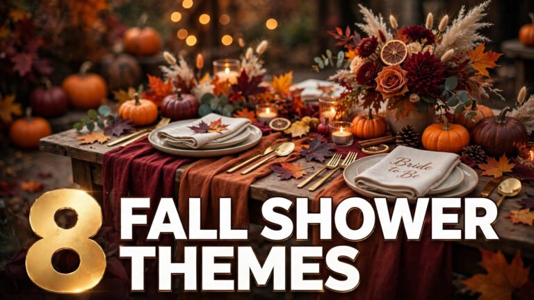 8 Perfect Bridal Shower Themes for Fall