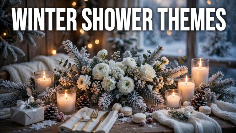 13 Cozy and Creative Winter Bridal Shower Theme Ideas