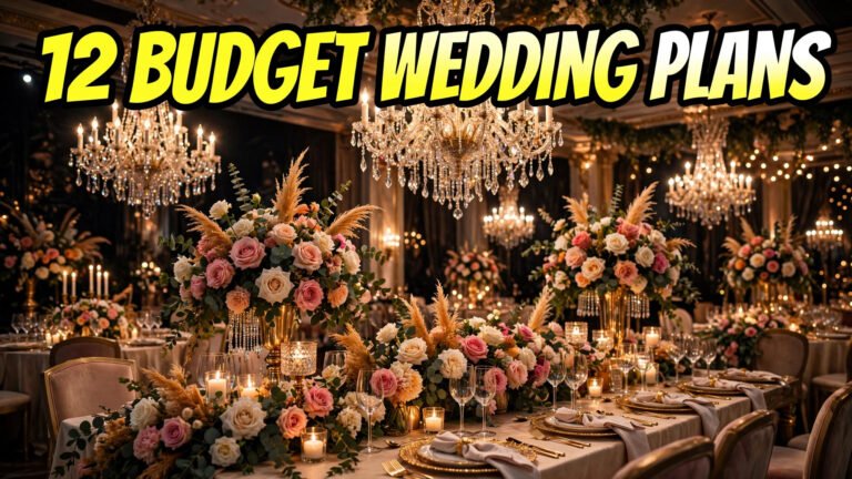 12 Budget Wedding Plans That Look Expensive